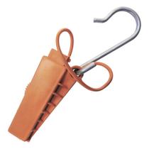Esticador Plástico com Abertura Lateral para cabo mini Drop Óptico Pier Telecom - Laranja