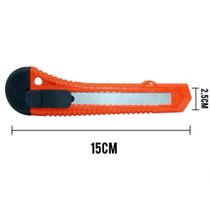Estilete 18mm Laranja MP451 Masterprint - GRUPO MASTER Estilete 18mm Laranja MP451 Masterprint - GRUPO MASTER