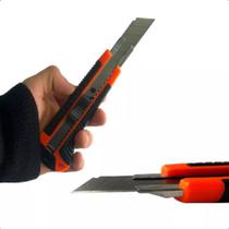 Estilete cabo emborrachado 18mm + refil 3 laminas - bfh1736 - bestfer