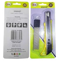 Estilete Cabo Plástico 18Mm. 3 Laminas Id-4564E Idea