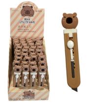 Estilete Capivara Fofo _10cm Precisão, resistência e estilo Estiletes criativos Escolar Juveni