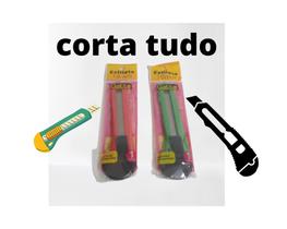 Estilete colorido 18mm - 1 unidade