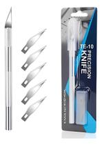 Estilete De Precisao Aço Com 5 Refis