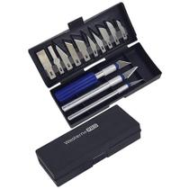 Estilete de Precisão com 3 Cabos e Kit com 13 Lâminas EST-13 WESTERN