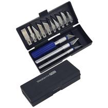 Estilete de Precisão com 3 Cabos e Kit com 13 Lâminas EST-13 WESTERN Estilete de Precisão com 3 Cabos e Kit com 13 Lâminas EST-13 WESTERN