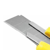 Estilete De Precisão Profissional Cabo Emborrachado 18mm Com Trava Precisão