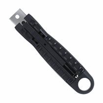 Estilete de Segurança Auto Retrátil AR-1000 Seller, para Uso Pesado com Lâmina de Aço Carbono, Corpo Resistente em ABS Estilete de Segurança Auto Retrátil AR-1000 Seller, para Uso Pesado com Lâmina de Aço Carbono, Corpo Resistente em ABS