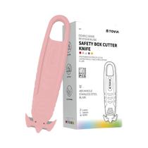 Estilete De Segurança Para Abrir Caixas, Cortar Papelão, Encomendas E Fita Adesiva Para Casa E