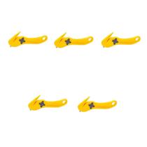 Estilete de Segurança Vonder Indicado Para Cortar Filmes Stretch, Fililhos, Cintas de Plástico, Abrir Caixas - Kit 5