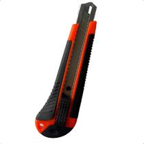 Estilete Emborrachado 18mm C/ Refil 3 Lâminas 15,7cm Bestfer