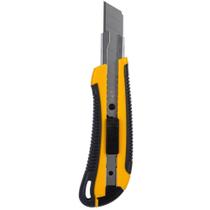 Estilete Estreito 18 MM Lâmina AÇO SK2 com Cabo Emborrachado - Deli