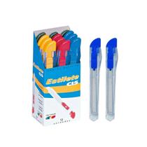 Estilete Estreito 9mm Caixa 12Un Corpo Transparente 120bp Cis