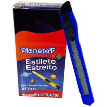 Estilete Estreito 9MM (S) C/EMBALAGEM Individual Caixa com 12