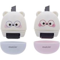 Estilete Estreito Love Face com Carimbo Roller - 2 em 1 Estilete Estreito Love Face com Carimbo Roller - 2 em 1