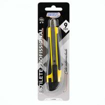 Estilete estreito profissional trava desliz 9mm - ES0903 - BRW Estilete estreito profissional trava desliz 9mm - ES0903 - BRW