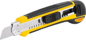 Estilete largo 18mm corpo plástico com guia metálica botão trava com 6 lâminas es618 - Vonder