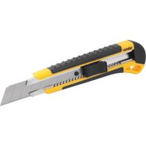 Estilete largo 25 mm emborrachado trava deslizante