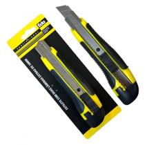 Estilete Largo Eda Cabo Emborrachado Com 2 Laminas 18Mm - 8Ro Estilete Largo Eda Cabo Emborrachado Com 2 Laminas 18Mm - 8Ro