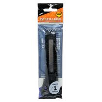 Estilete Largo Preto - Jocar Office Estilete Largo Preto - Jocar Office