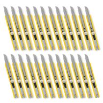 Estilete P-300 Seller Compacto Trava Giratória Precisão Lâmina 9mm - Kit com 24 Estilete P-300 Seller Compacto Trava Giratória Precisão Lâmina 9mm - Kit com 24