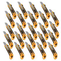 Estilete P-800 Seller Emborrachado com Trava Segura e Lâmina 18mm - Kit com 24 Estilete P-800 Seller Emborrachado com Trava Segura e Lâmina 18mm - Kit com 24