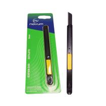 Estilete Plástico Multiuso Lâmina Metal Novum 9mm Expex - EXFER-049 Estilete Plástico Multiuso Lâmina Metal Novum 9mm Expex - EXFER-049