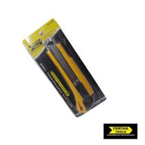 Estilete Profissional 18 mm com 3 Lâminas - Fertak