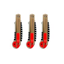 Estilete Profissional 18mm Com 5 Lâminas Reforçado Ergonômico Multiuso