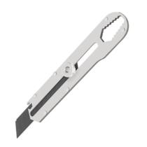 Estilete Profissional 18mm Com Trava Aço Inox Maciço Estilete Profissional 18mm Com Trava Aço Inox Maciço