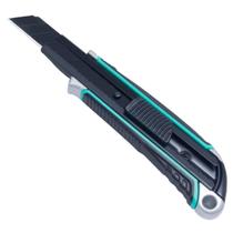 Estilete Profissional 18mm Corpo em Aluminio Cabo Emborrachado Reforçado Renna Estilete Profissional 18mm Corpo em Aluminio Cabo Emborrachado Reforçado Renna