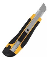 Estilete Profissional 18Mm Trava Fixa Emborrachado