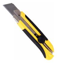 Estilete Profissional 25mm 1 lâmina com Trava Empunhadura Fertak Estilete Profissional 25mm 1 lâmina com Trava Empunhadura Fertak