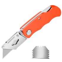 Estilete Profissional com 5 Laminas Dobravel Idea 6"