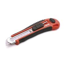 Estilete Profissional Emborrachado Com Trava 18mm +3 Lâminas Harden