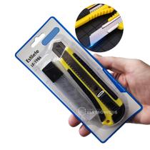 Estilete Resistente Profissional - Lâmina 18mm-metal Com Trava LE1986