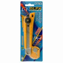 Estilete Retrátil Olfa L1 + Estilete TK4 Estilete Retrátil Olfa L1 + Estilete TK4