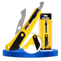 Estilete Riscador Acrílico Profissional Cortador 2 Laminas Vonder Estilete Riscador Acrílico Profissional Cortador 2 Laminas Vonder
