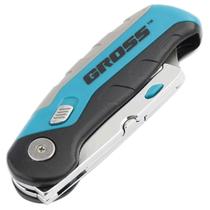 Estilete Trapezoidal Dobrável 18mm com Compartimento GROSS