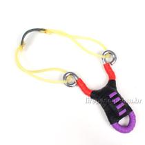 Estilingue de Aço Inox Com Cabo revestido em Couro - Cmik