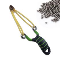 Estilingue Metal Anatomica 200 Esferas de Aço 8mm Bodoque Esporte Slingshot Kit Estilingue Metal Anatomica 200 Esferas de Aço 8mm Bodoque Esporte Slingshot Kit
