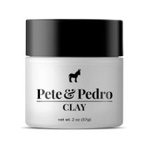 Estilo de cabelo Clay Pete & Pedro Medium Hold 60 ml para homens