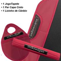 Estilo e Proteção Jogo de Tapete Universal emborrachado com Capa Protetor Almofada de Cinto seguranç Estilo e Proteção Jogo de Tapete Universal emborrachado com Capa Protetor Almofada de Cinto seguranç