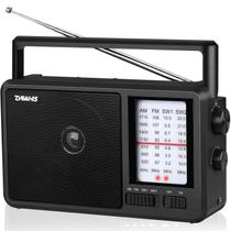 Estilo indicativo de rádio de ondas curtas ZHIWHIS ZWS-206 com alto-falante