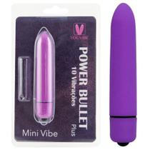 Estimulador Bullet Aveludado 10 Vel Roxo Estimulador Bullet Aveludado 10 Vel Roxo