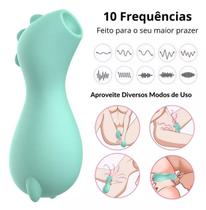 Estimulador Clitoriano Clitóris Mama Recarregável Vibrações Fortes - COR VARIADA Estimulador Clitoriano Clitóris Mama Recarregável Vibrações Fortes - COR VARIADA