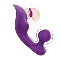 Estimulador de Clitóris Vibrador Ponto G Calcinha Com Plug Anal Controle Sem Fio