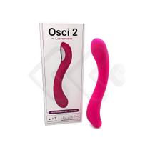 Estimulador de Ponto G Recarregável em Silicone Soft Touch com 7 Modos de Pulsação e Aplicativo - Lovense Osci 2 - Exclusiva SexShop