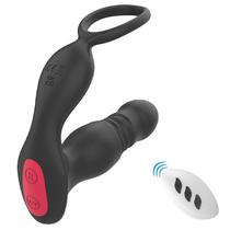 Estimulador de Próstata com Anel Peniano e Movimento de Vai e vem Rocky RCT