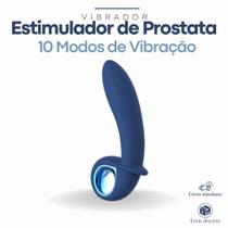 Estimulador de Próstata Inflável Recarregável 10 Modos de Vibração Mason coleção Lovetoys Vive
