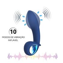 Estimulador de Próstata Inflável Recarregável com 10 Modos de Vibração Mason coleção Lovetoys Vive